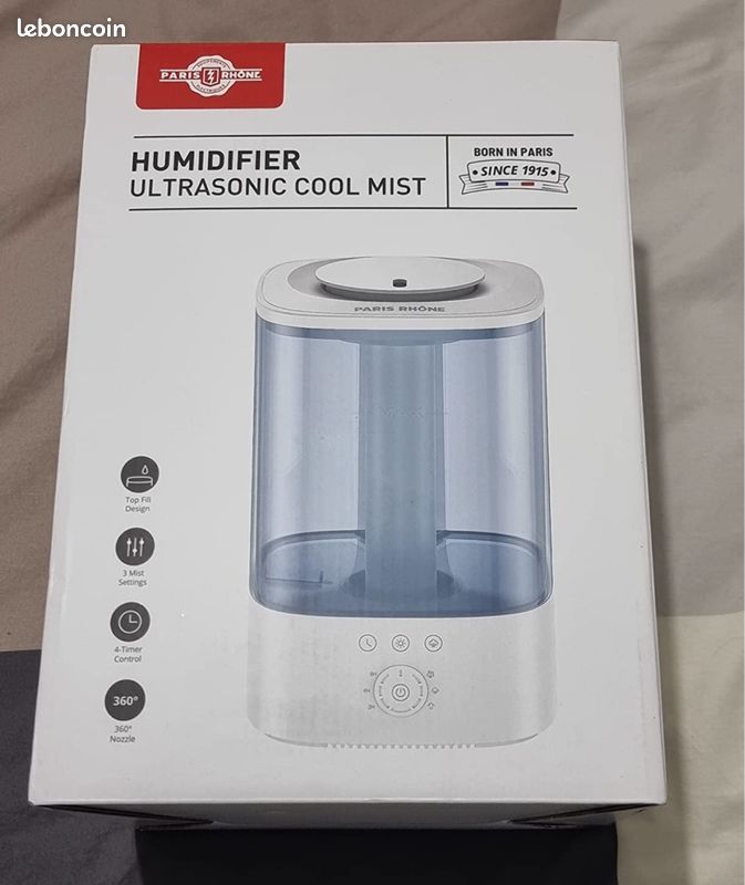 Humidificateur d'air puissant 3.5L à brume froide avec fonctionnalités avancées (image 1)