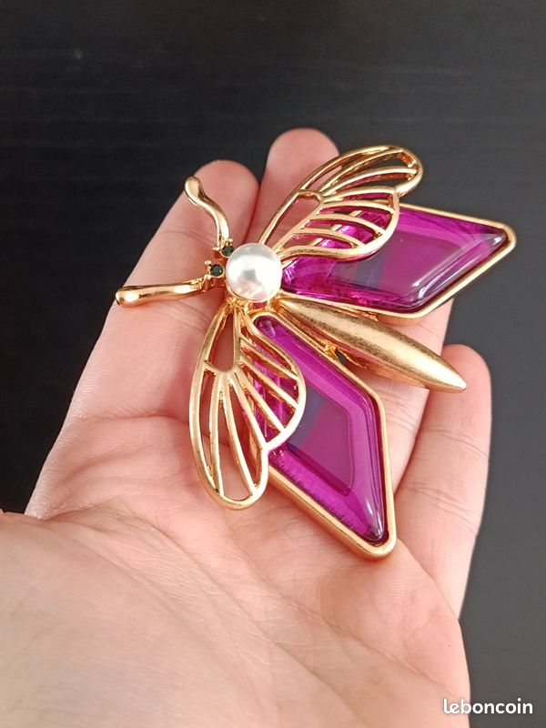 Broche Libellule Nuit Étoilée - Broche Bijoux