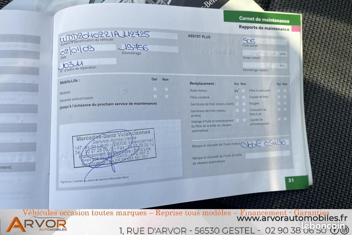 MERCEDES CLASSE C 320 CDI Avantgarde - BVA G-Tronic (image 35)