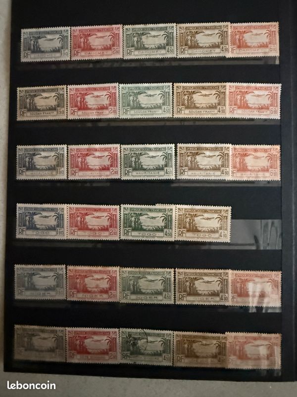 Timbres des colonies françaises et France (image 6)