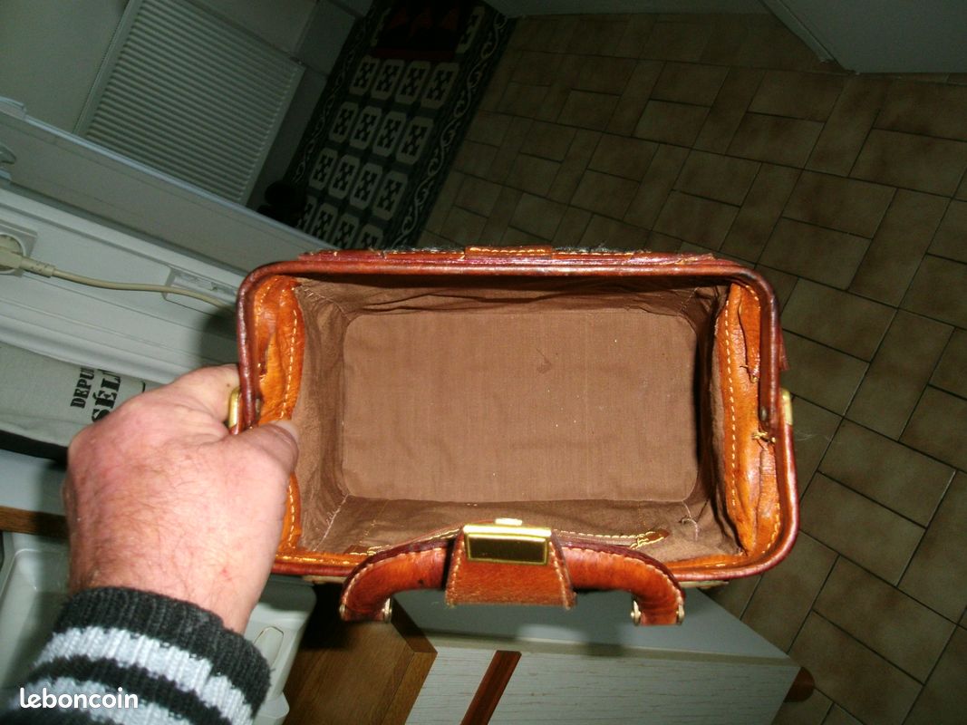 Sac a main gladstore en cuir et tapisserie (image 9)