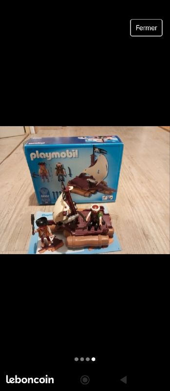 Playmobil pirates de ténèbres sur leur radeau (image 3)