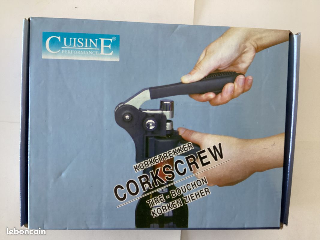 TIRE BOUCHON PERILLE A Crémaillère Corkscrew Sacacorchos Korkenzieher