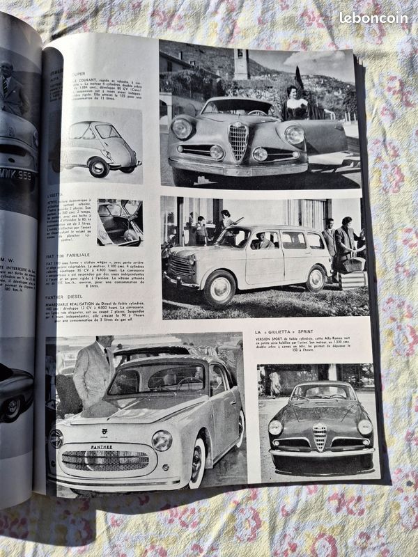 Magazine illustration Special Amon auto 1954 (image 13)