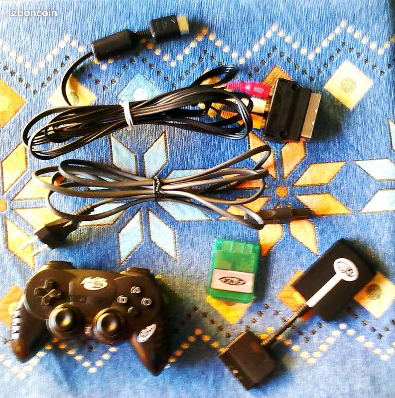 Console Sony Playstation 1 PS1 fat grise, câbles, carte mémoire, 6 jeux (image 4)