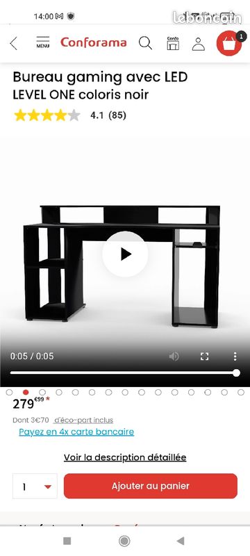 Bureau gamer (image 1)