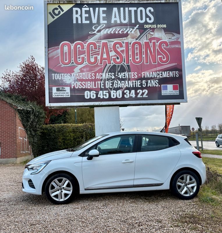 RENAULT CLIO V 1.0 TCE 100 CH FINITION BUSINESS 12/2019 41565 KM 13990e GARANTIE 6 MOIS TOTALE POSSIBILITÉ D'EXTENSION DE GARANTIE DE 48 MOIS REPRISE / FINANCEMENT POSSIBLE (image 1)