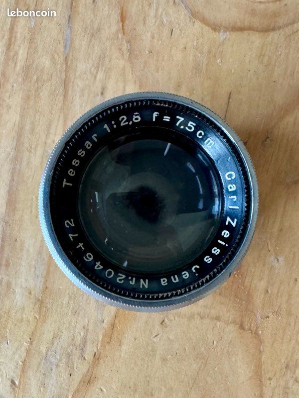 Objectif Carl Zeiss Jena Tessar 1:2,8 F=7,5 cm (image 4)