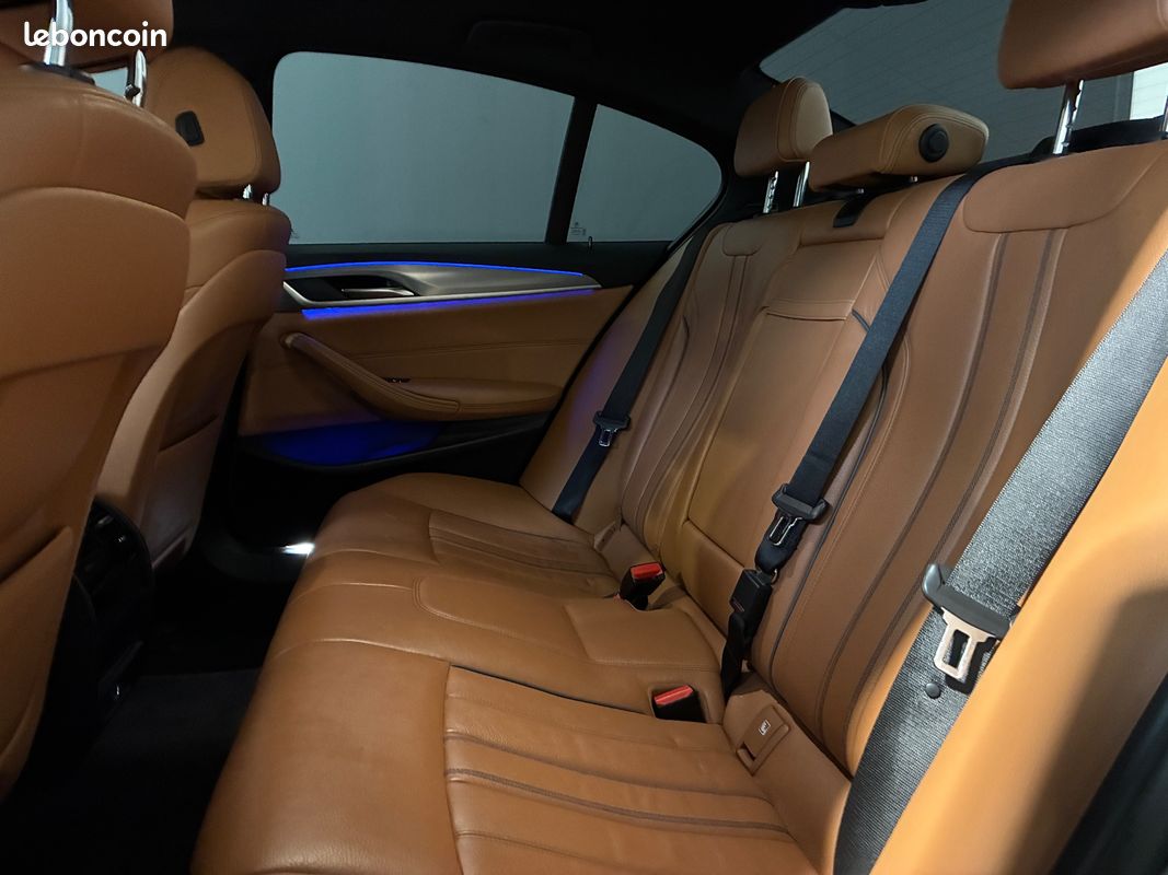 BMW SERIE 5 G30 2.0 530 E IPERFORMANCE 252H 185 PHEV HYBRID LUXURY - CARPLAY - SIEGES AV ELEC CHAUFFANTS - CUIr (image 11)