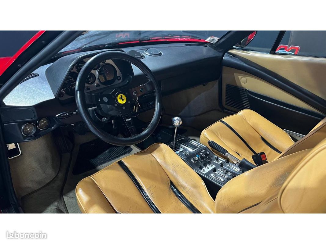 Ferrari 308 gtb - 3l - v8 - 255cv - carbu carter sec - caisse acier (image 8)