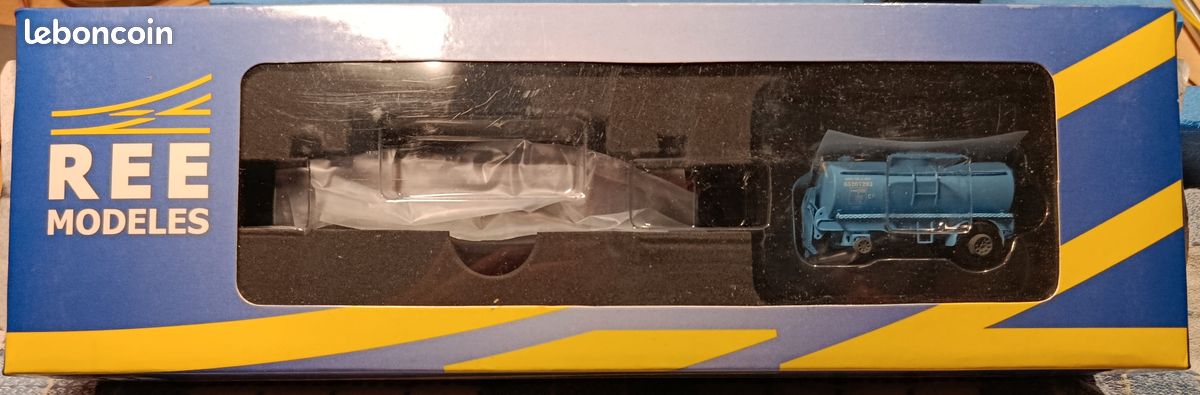 NEUF SNCF UFR MONO PORTEUR REMORQUE PARIS TURIN EP III REE REF WB-050