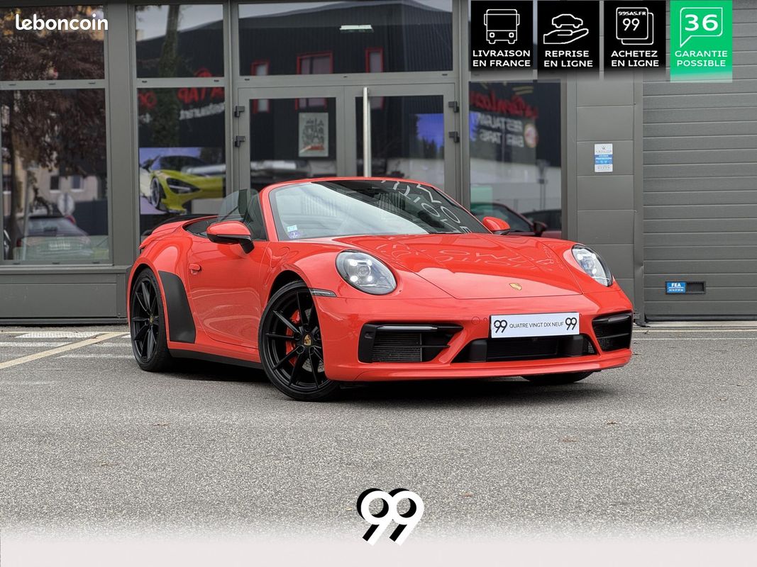 PORSCHE 911 Cabriolet 3.0i - 450 - BV PDK TYPE 992 CABRIOLET Carrera 4S PHASE 1 (image 1)