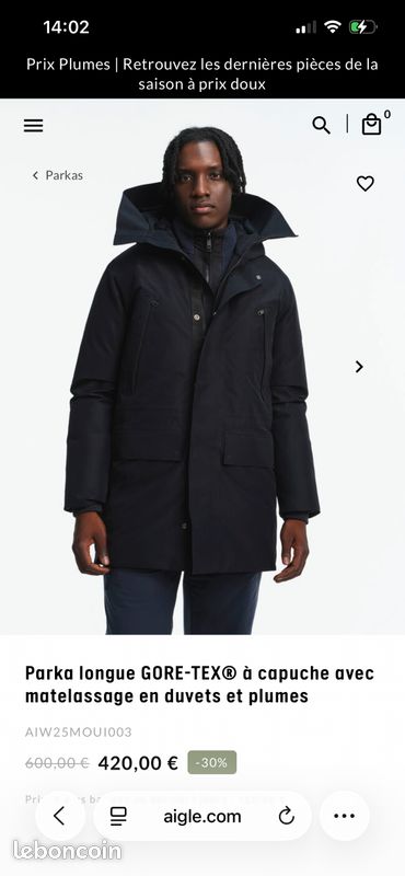 Vestes et manteaux Aigle pour Homme | Collection 2026