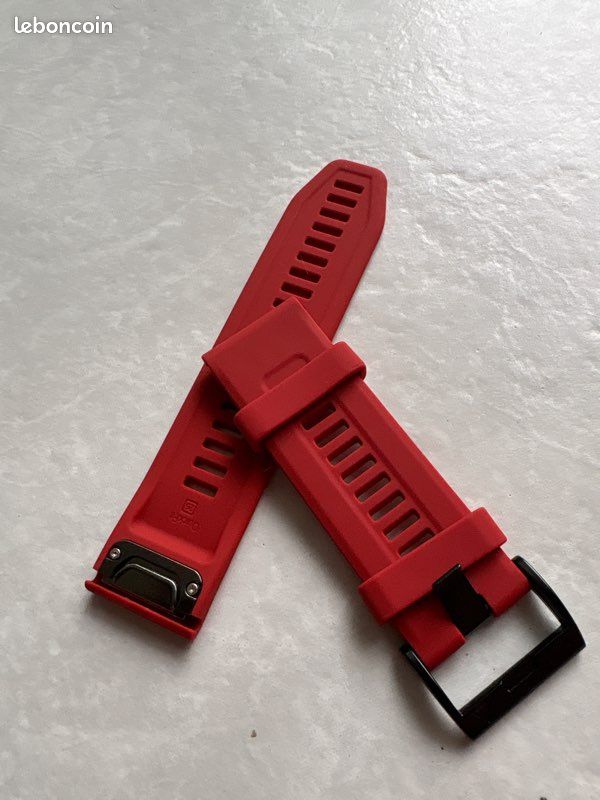 Bracelet de montre 26 mm rouge Quickfit Sport (image 1)