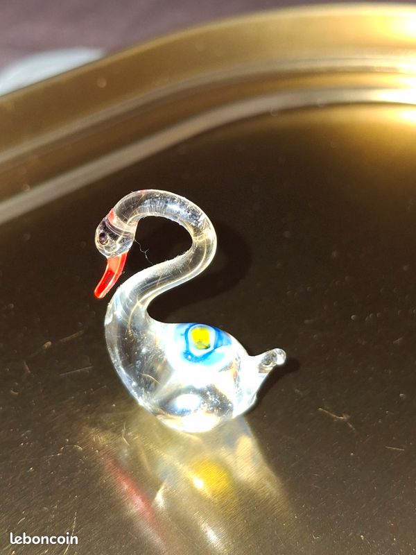 Tout petit cygne en verre Murano (image 1)