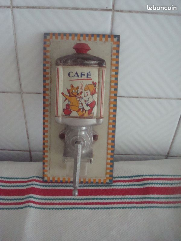 Ancien Moulin à Café Jouet Baby Rollmix – Piles – Plastique – Vintage France