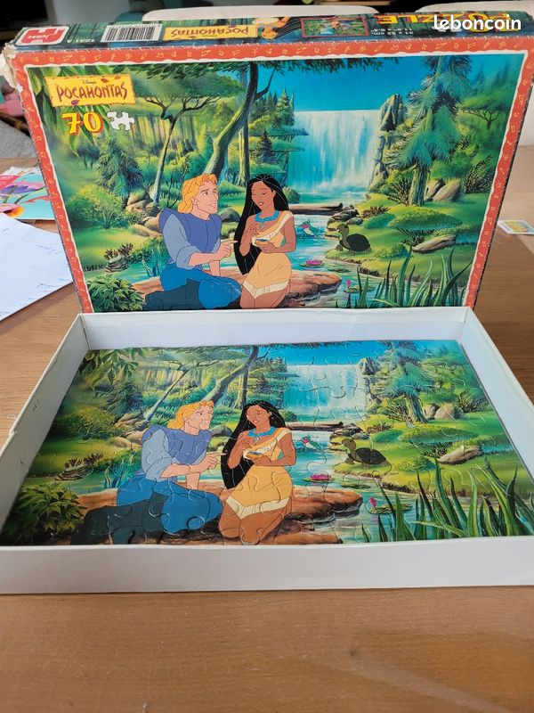 Puzzles disney princesses cendrillon, pocahontas... (image 2)