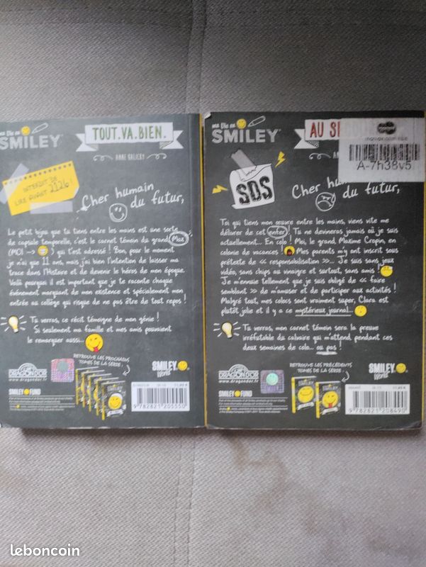 Tome 1 et 3 de ma vie en smiley (image 2)