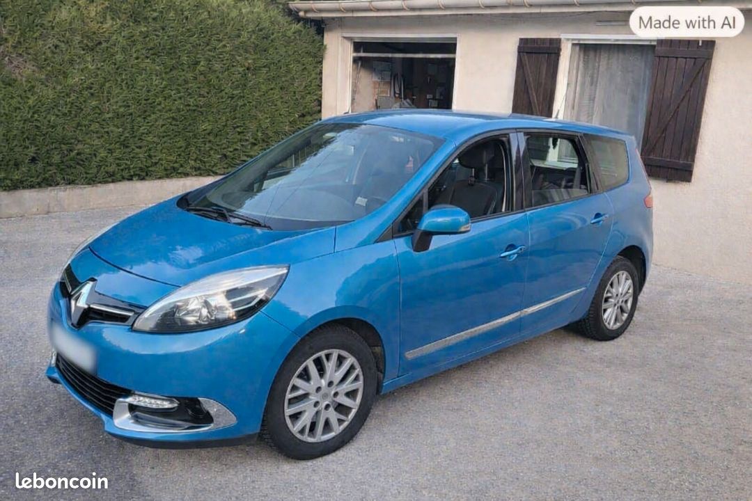 Renault Grand Scénic 1.5 dCi 110 – 7 places – Attelage – CT OK 2028 – Distribution à prévoir (image 1)