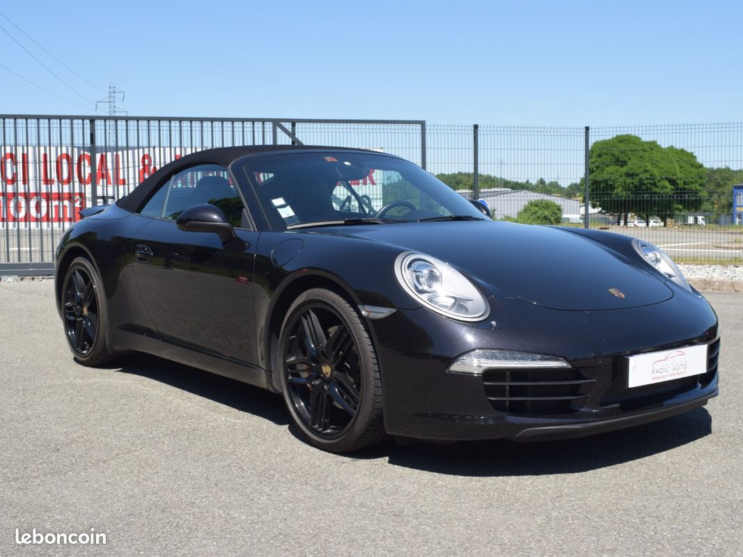 Porsche 911 carrera cabriolet 991 carrera s 3.8 400 cv / pack chrono / pasm / tableau bord cuir / suivi complet porsche (image 3)