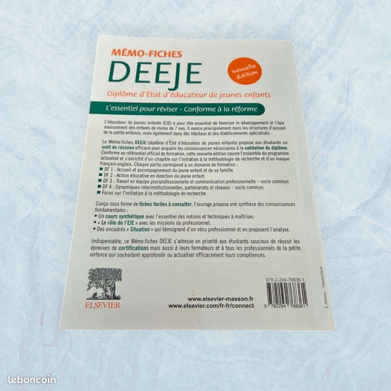 Mémo-Fiches DEEJE – Diplôme d’État d’éducateur de jeunes enfants (image 2)