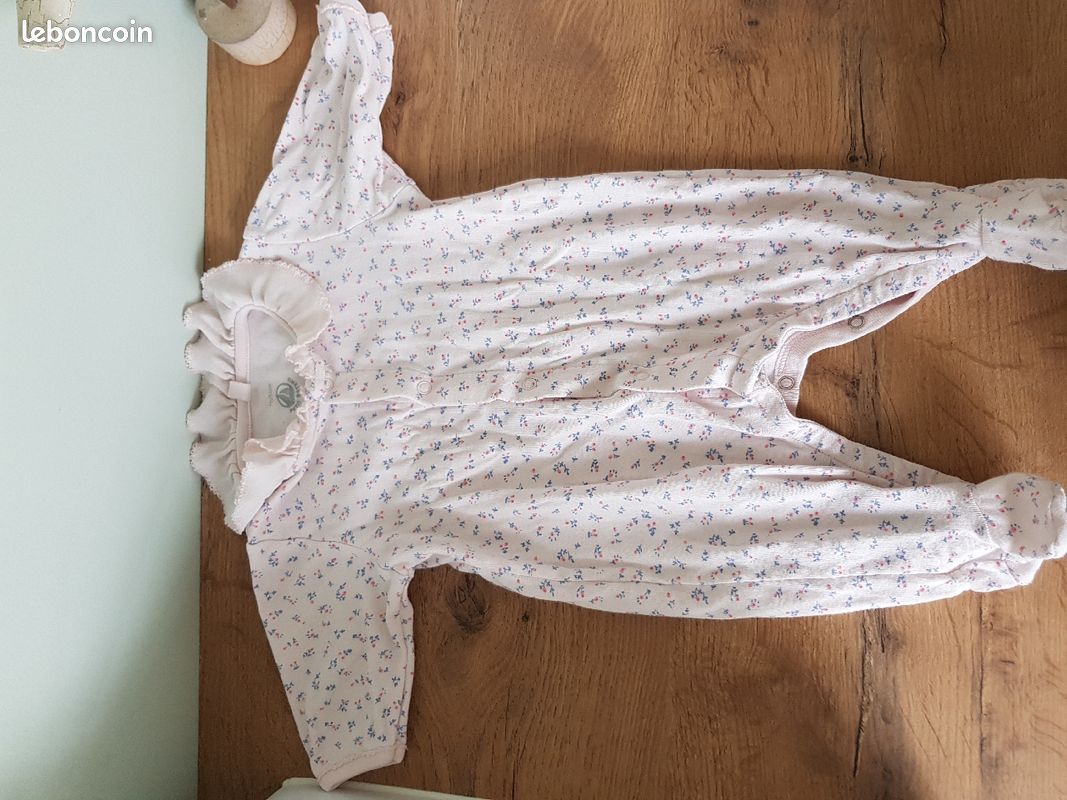 2 pyjamas légers 1 mois fille - petit bateau (image 2)