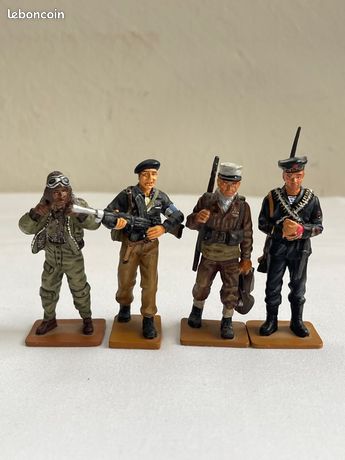 Figurine Soldat Plomb Del Prado - Maquisard Résistance France 1944 - Rare Occasion