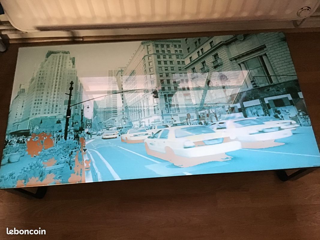 Table basse verre New York (image 2)