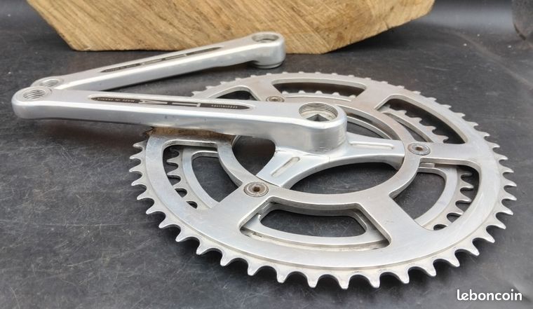 Vintage Spécialités TA Cyclotouriste Crankset Chainset 52-42t x 170mm x