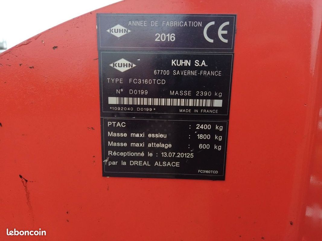 Kuhn FC 3160 TCD (image 8)