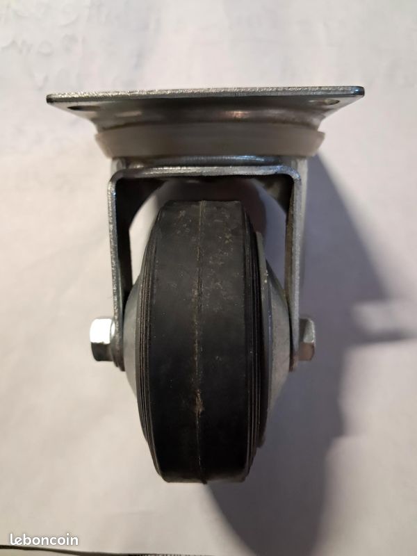 1 Roulette pivotante neuve diamètre 80mm (image 3)