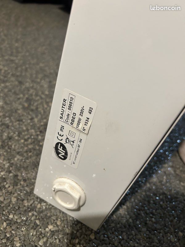 Radiateur électrique Sauter 1000W (image 3)