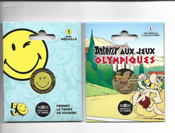 Mini Médaille Monnaie de Paris 2024 Asterix aux Jeux Olympiques