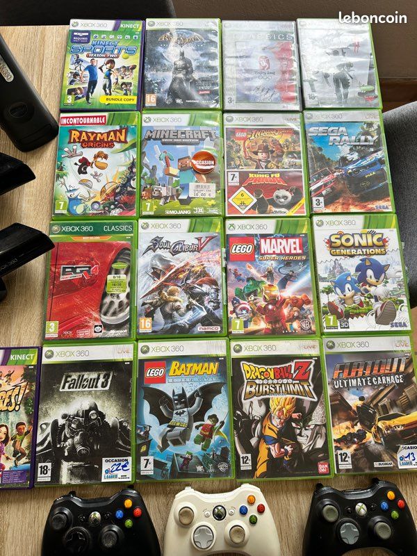 Xbox 360 120gigas avec jeux et kinect (image 3)