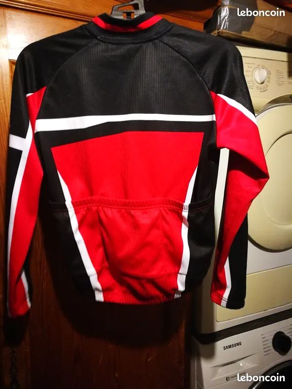 Maillot cyclisme manches longues enfant 8 ans (image 1)