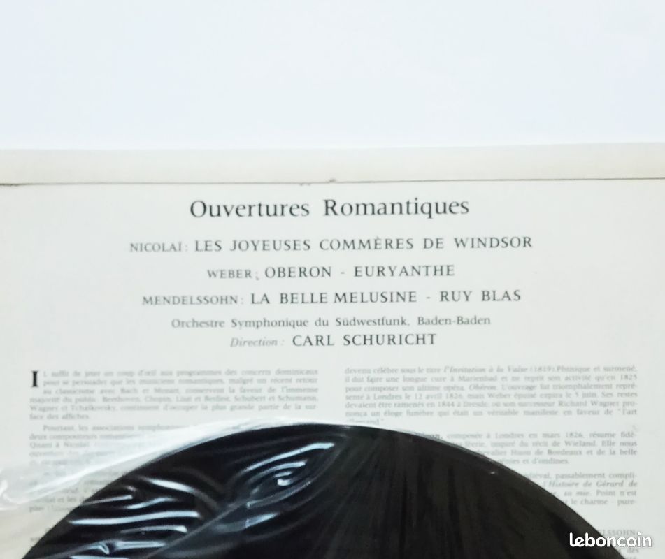 Lot de 4 vinyles Wagner Rossini Verdi ouvertures (image 8)