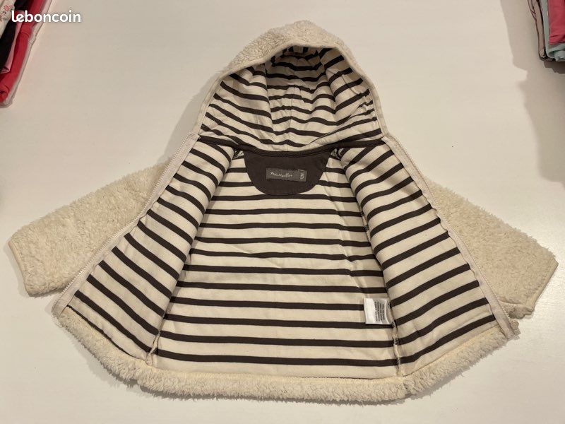 12F80 pull doublé veste moussaillon 12 mois Violka (image 2)