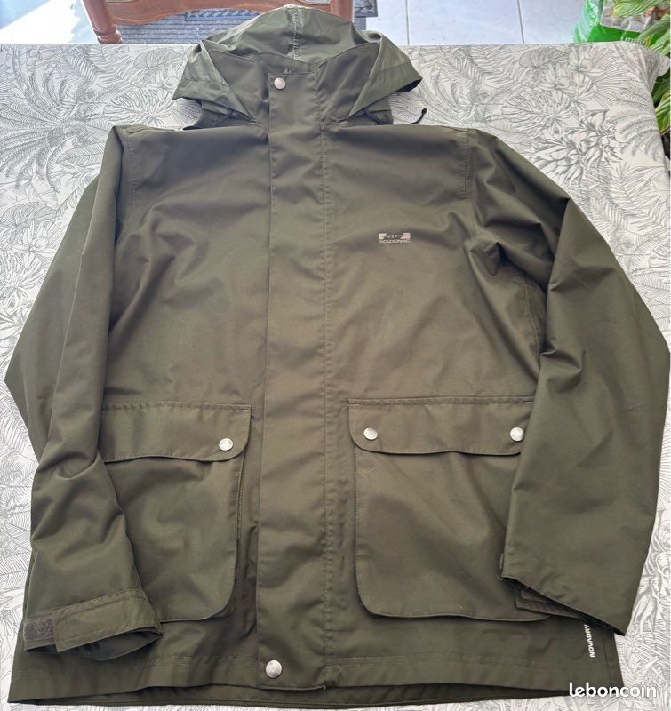 Veste de chasse imperméable solognac Sport Plein air