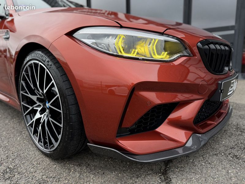 Bmw M2 COUPE (F87) Compétition 3.0 410 ch DKG / Toit ouvrant / Orange Sunset (image 8)