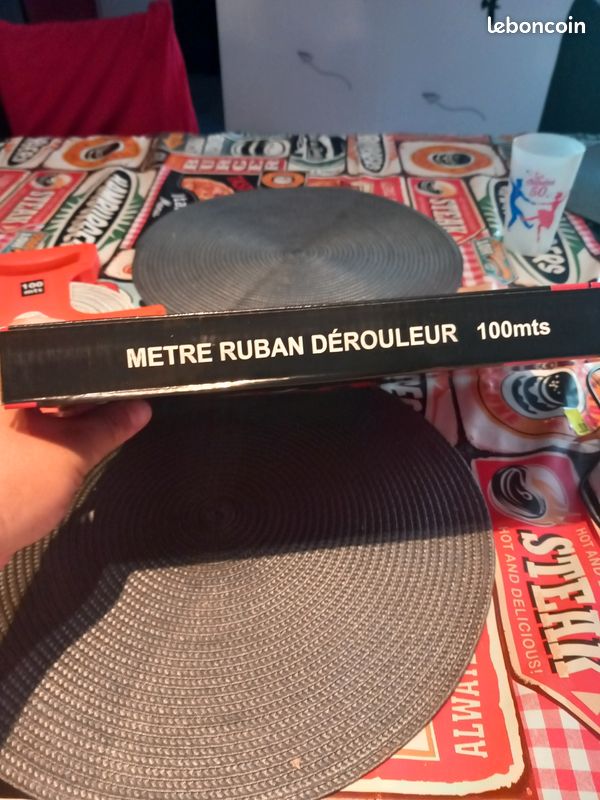 Mètre ruban dérouleur 100 metres decametre (image 3)