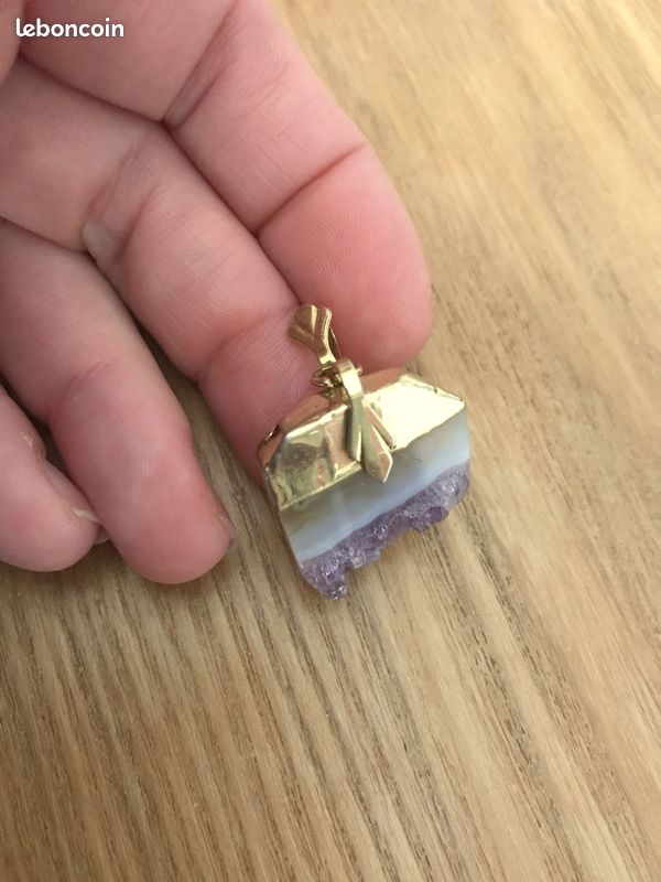 Pendentif Améthyste naturelle (image 5)