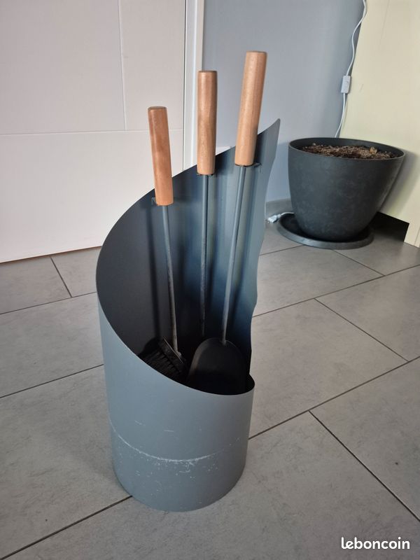Ensemble Serviteur cheminee_ poele a bois (image 2)