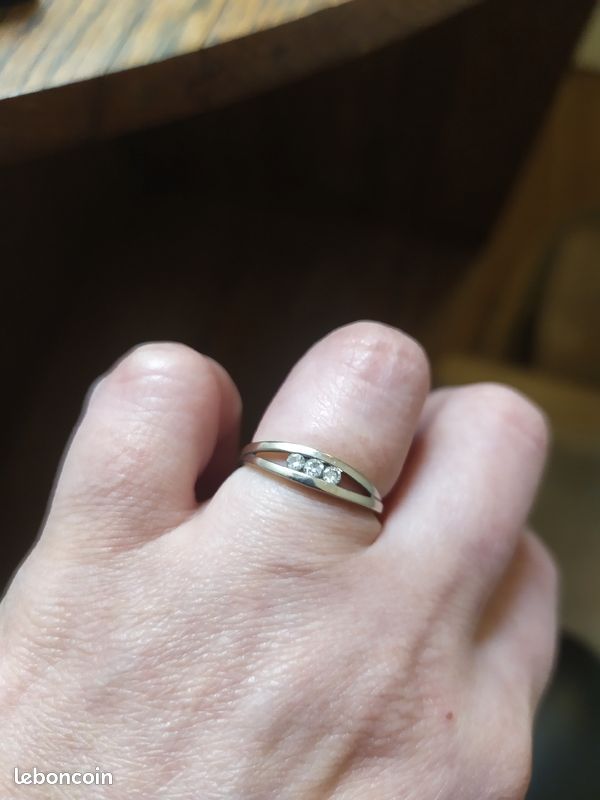 Bagues or blanc et diamants (image 4)