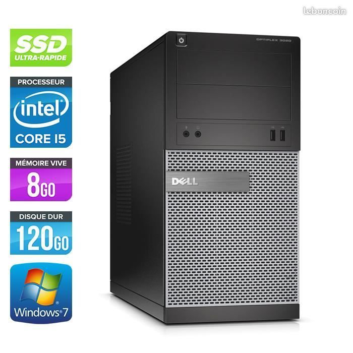 Station De Travail Dell Optiplex 3020M – Reconditionné – Intel – 2 Slots Mémoire