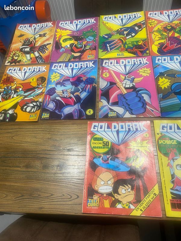 Poster Goldorak Super Posters N°5 - 86x58 Cm - Télé Guide 1978 - État Parfait