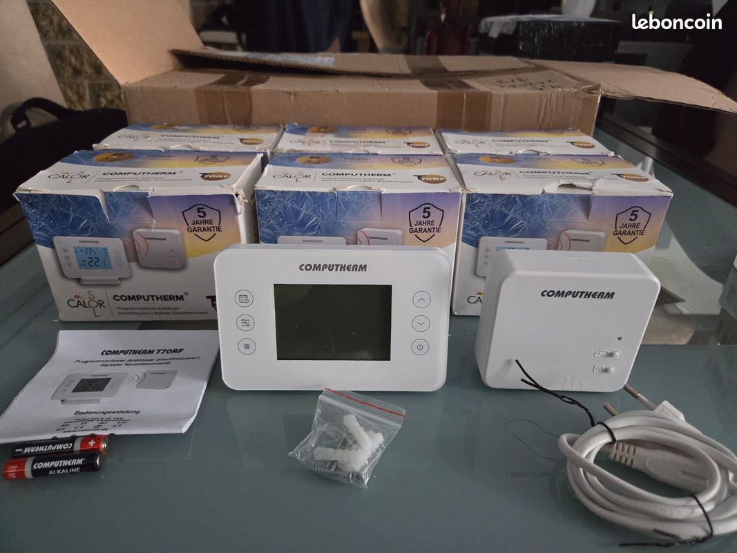 COMPUTHERM T70-RF Thermostat numérique sans fil Blanc NEUF (image 7)