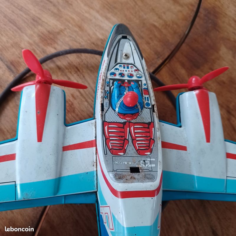Avion tourisme à hélices Rallye F-RAL - 32 cm - JOUSTRA 563