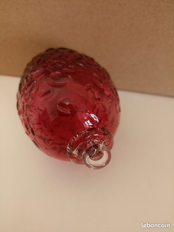 Meisenthal Boule de Noël Raisin Ambre - Collection
