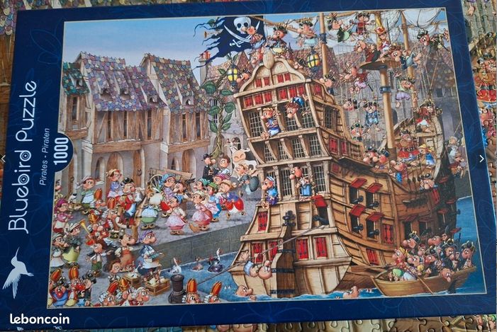Puzzle 1000 piece Drole de Bateau BlueBird (image 2)