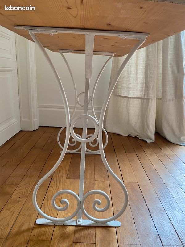 Table pied ancien feronnerie (image 4)